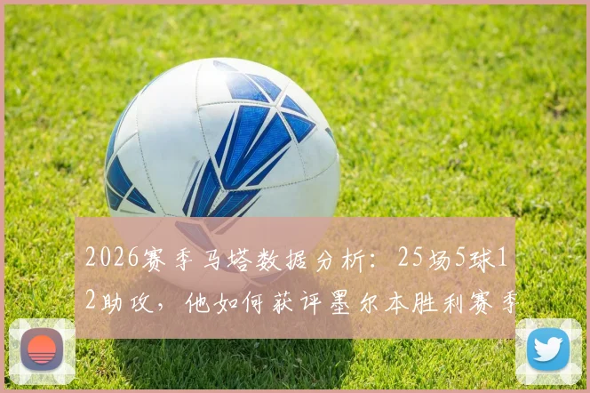 2026赛季马塔数据分析：25场5球12助攻，他如何获评墨尔本胜利赛季最佳？